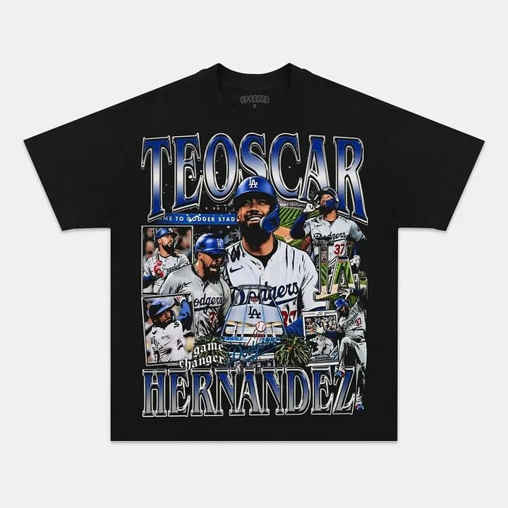 TEOSCAR HERNANDEZ VINTAGE SPORT FAN - Adult & Kids T-Shirts, Sweatshirts & Hoodies apparel design preview 1