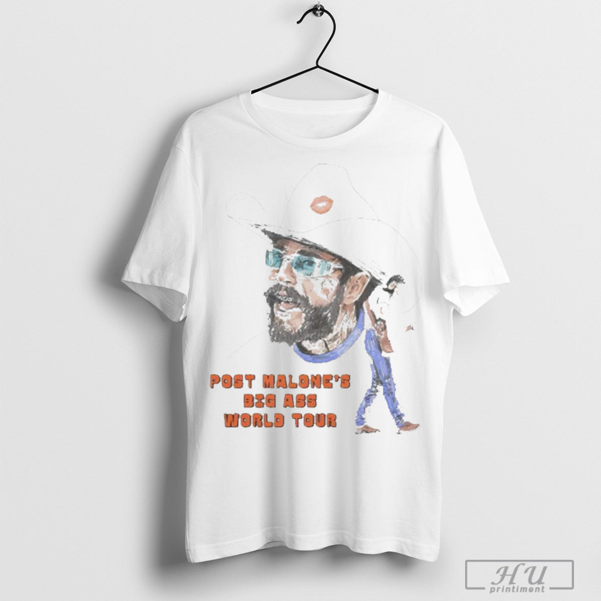 The Big Ass World Tour White - Adult & Kids T-Shirts, Sweatshirts & Hoodies apparel design preview 1