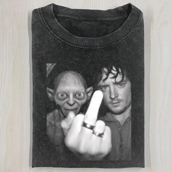 LORD RINGS Middle Finger Funny Movie Halloween - Adult & Kids T-Shirts, Sweatshirts & Hoodies apparel design preview 1