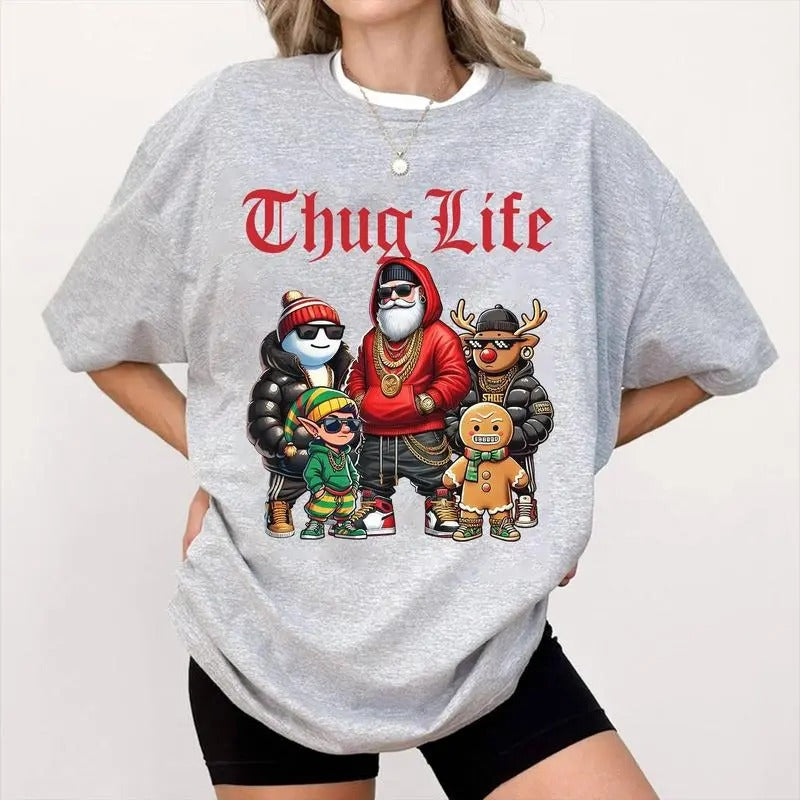 THUG LIFE FAMILY COTTON - Adult & Kids T-Shirts, Sweatshirts & Hoodies apparel design preview 1