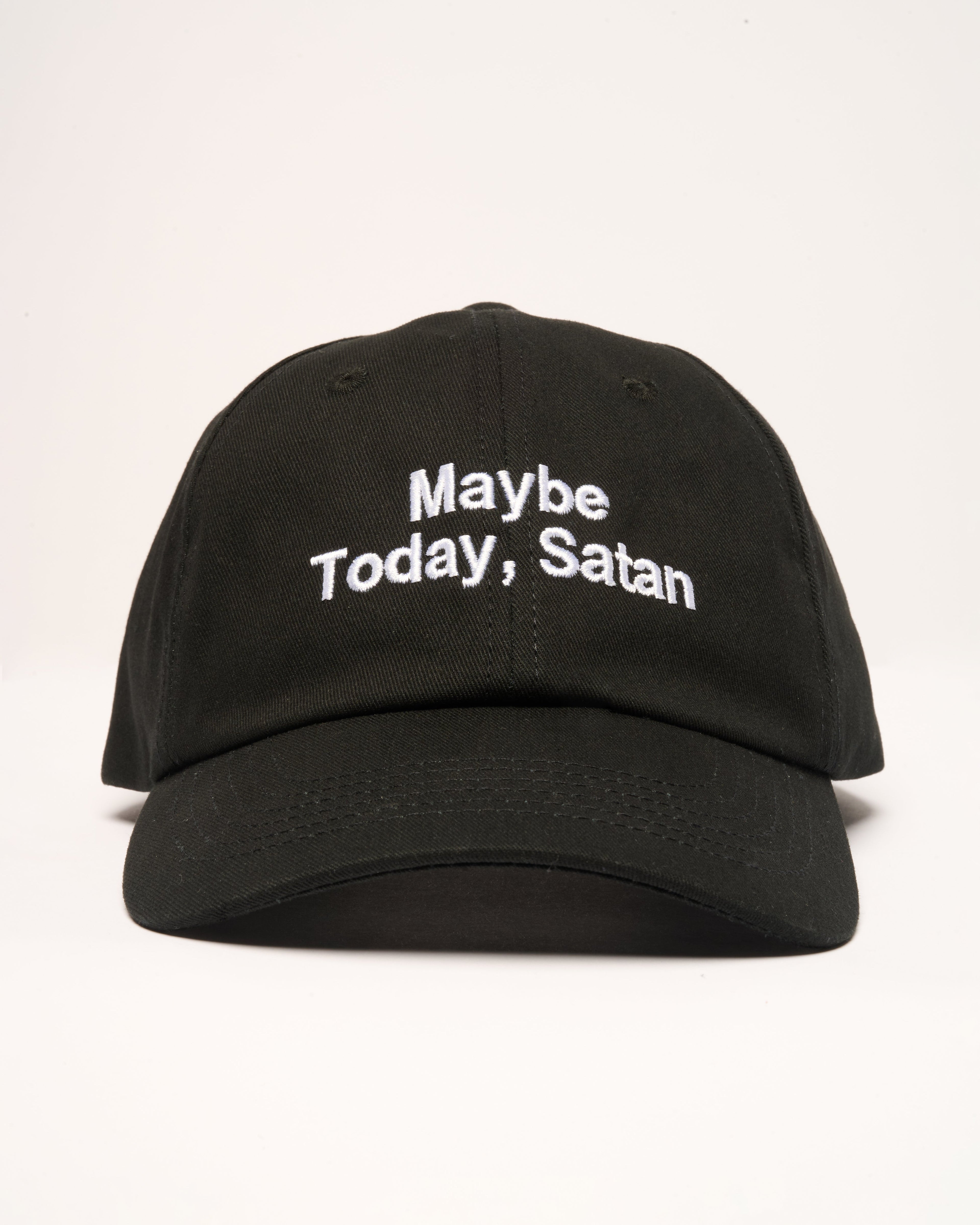 Maybe Today Satan Hat - Adult & Kids T-Shirts, Sweatshirts & Hoodies apparel design preview 1