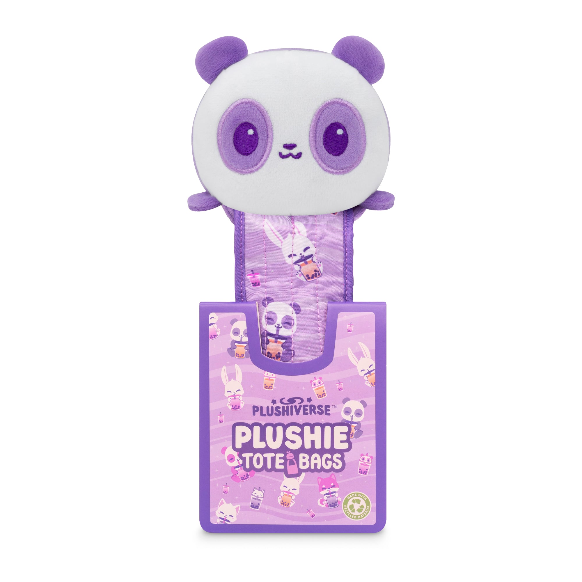 Plushiverse Bobalicious Panda Plushie Tote Bag - Adult & Kids T-Shirts, Sweatshirts & Hoodies apparel design preview 1