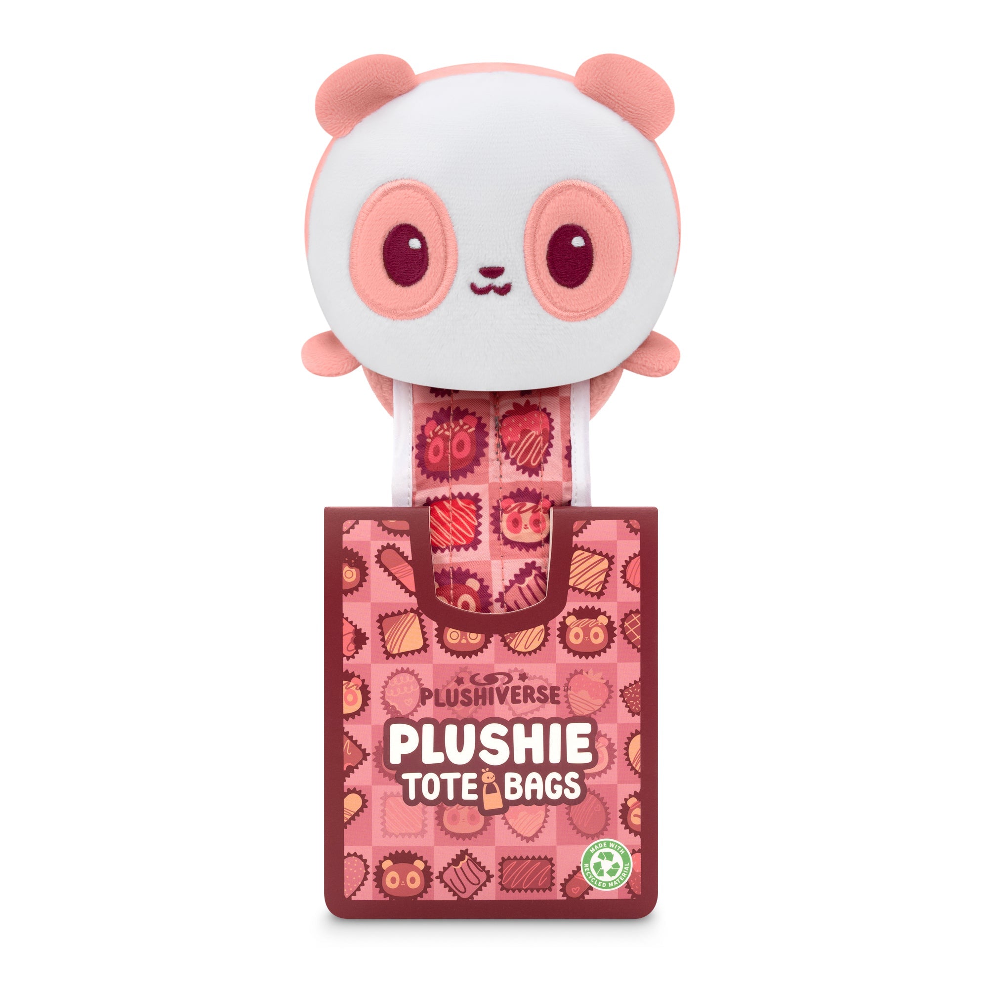 Plushiverse Choco-Panda Plushie Tote Bag - Adult & Kids T-Shirts, Sweatshirts & Hoodies apparel design preview 1