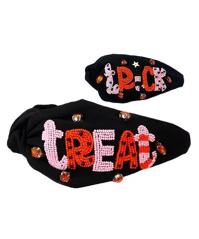 TRICK TREAT Knotted Headband - Adult & Kids T-Shirts, Sweatshirts & Hoodies apparel design preview 1