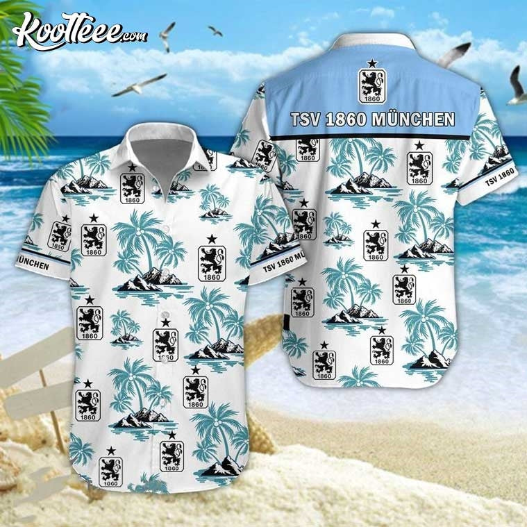 TSV 1860 Munich Soccer Hawaiian - Adult & Kids T-Shirts, Sweatshirts & Hoodies apparel design preview 1