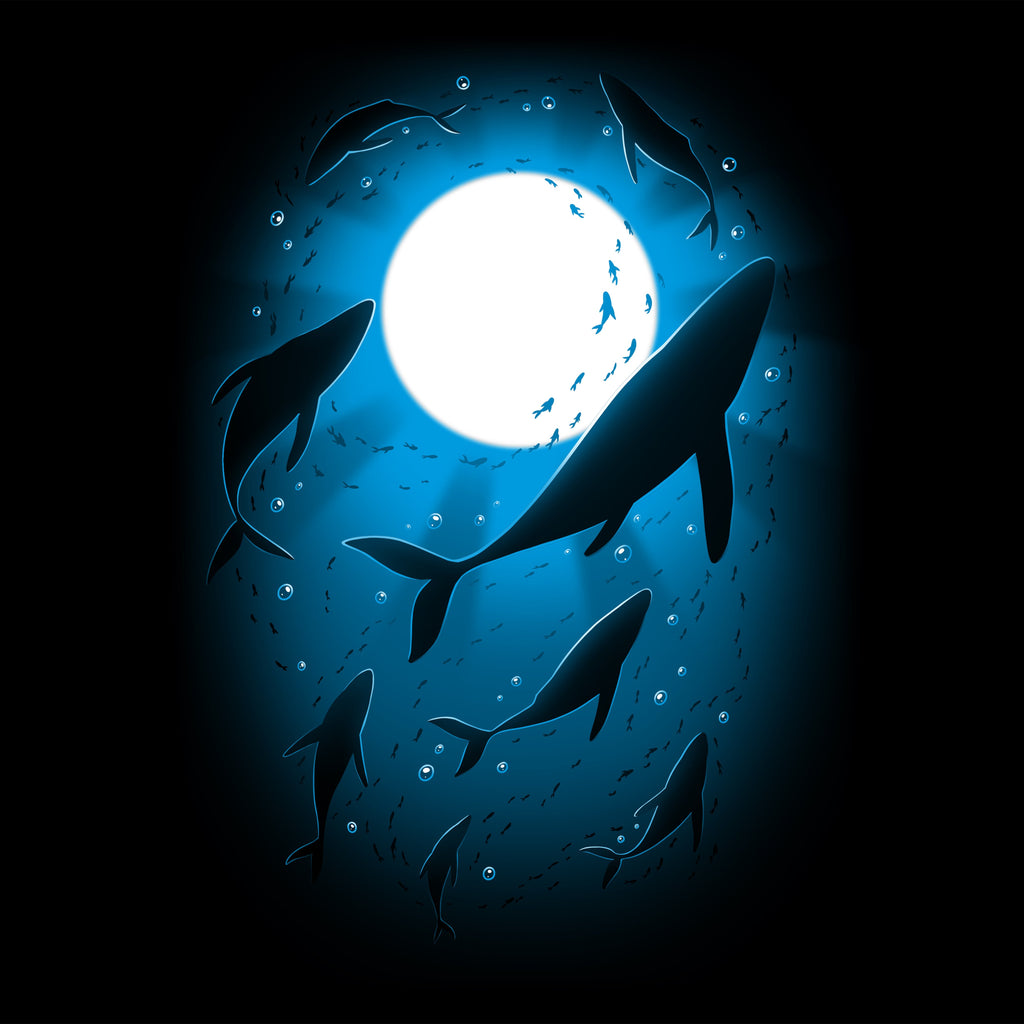 Moonlight Swim - Adult & Kids T-Shirts, Sweatshirts & Hoodies apparel design preview 1