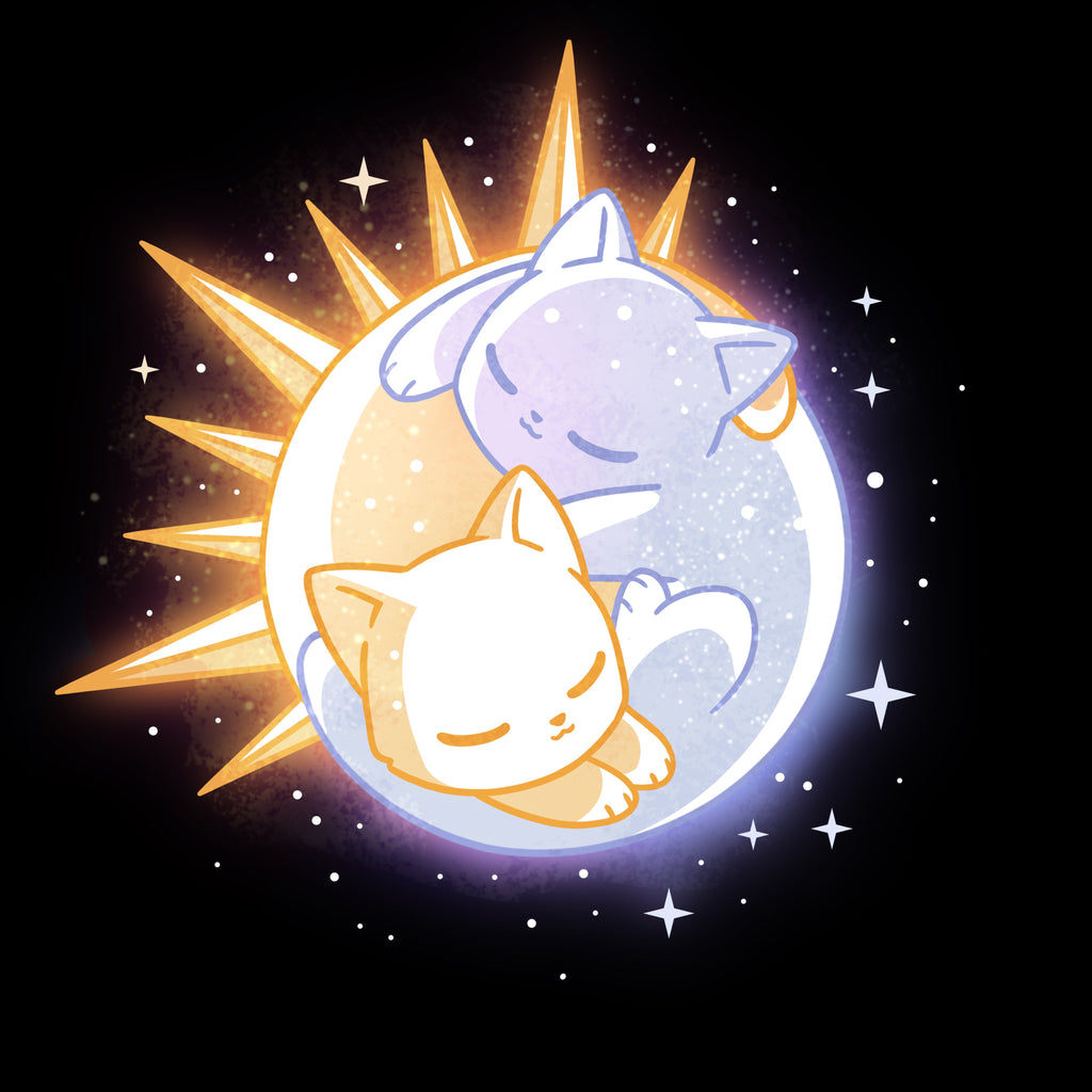Sun Moon Kitties - Adult & Kids T-Shirts, Sweatshirts & Hoodies apparel design preview 1