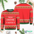 Tachy Nurse 3D Ugly Christmas Sweater - Holiday Gift product image