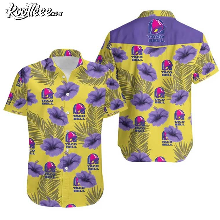 Taco Bell Hibiscus Summer Beach Hawaiian - Adult & Kids T-Shirts, Sweatshirts & Hoodies apparel design preview 1