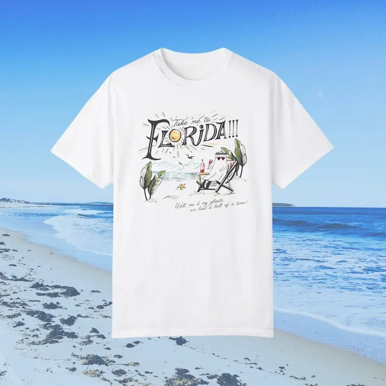Take Me FLORIDA!!! T. S Her Him Cotton Summer - Adult & Kids T-Shirts, Sweatshirts & Hoodies apparel design preview 1