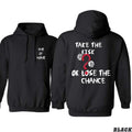 Take Risk Lose Chance Bold Motivational Dice Cotton - Adult & Kids T-Shirts, Sweatshirts & Hoodies apparel design preview 1
