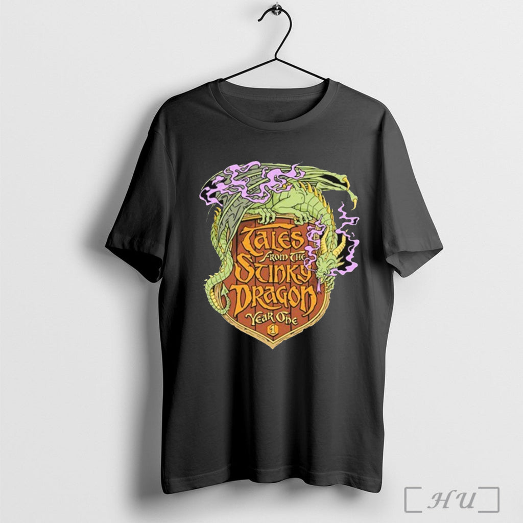Tales From The Stinky Dragon Year One Anniversary - Adult & Kids T-Shirts, Sweatshirts & Hoodies apparel design preview 1