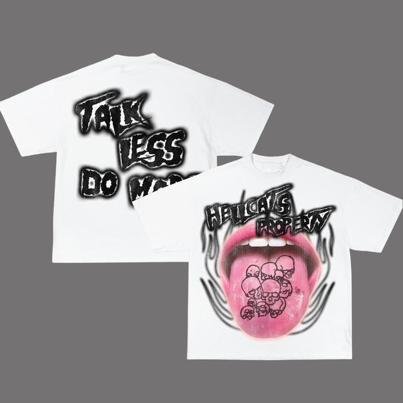 Talk Less Do More HipHop Y2k Top Streetwear - Adult & Kids T-Shirts, Sweatshirts & Hoodies apparel design preview 1