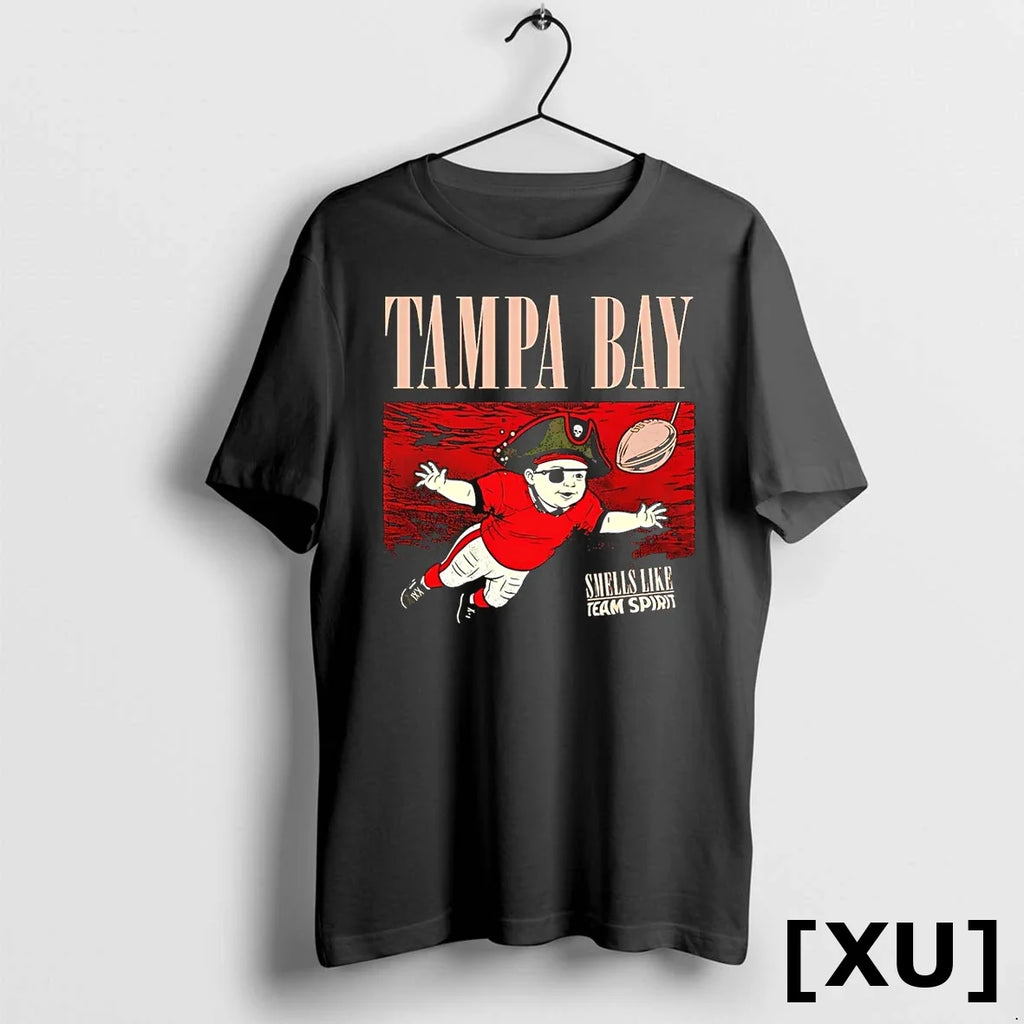 Tampa Bay Football Smells Like Team Spirit Sweater - Adult & Kids T-Shirts, Sweatshirts & Hoodies apparel design preview 1