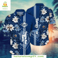 Tampa Bay Rays Hawaiian Floral Stripe MLB Baseball - Adult & Kids T-Shirts, Sweatshirts & Hoodies apparel design preview 1