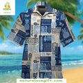 MLB Tampa Bay Rays Hawaiian Floral Tribal Baseball - Adult & Kids T-Shirts, Sweatshirts & Hoodies apparel design preview 1