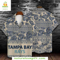 Tampa Bay Rays Hawaiian Tropical Tiki Mask Baseball - Adult & Kids T-Shirts, Sweatshirts & Hoodies apparel design preview 1