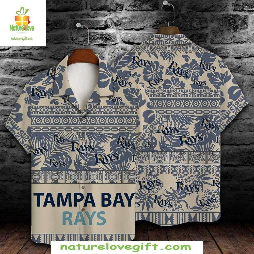 Tampa Bay Rays Hawaiian Tropical Tiki Mask Baseball - Adult & Kids T-Shirts, Sweatshirts & Hoodies apparel design preview 1