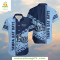 Tampa Bay Rays Hawaiian MLB Baseball Gradient Splash - Adult & Kids T-Shirts, Sweatshirts & Hoodies apparel design preview 1