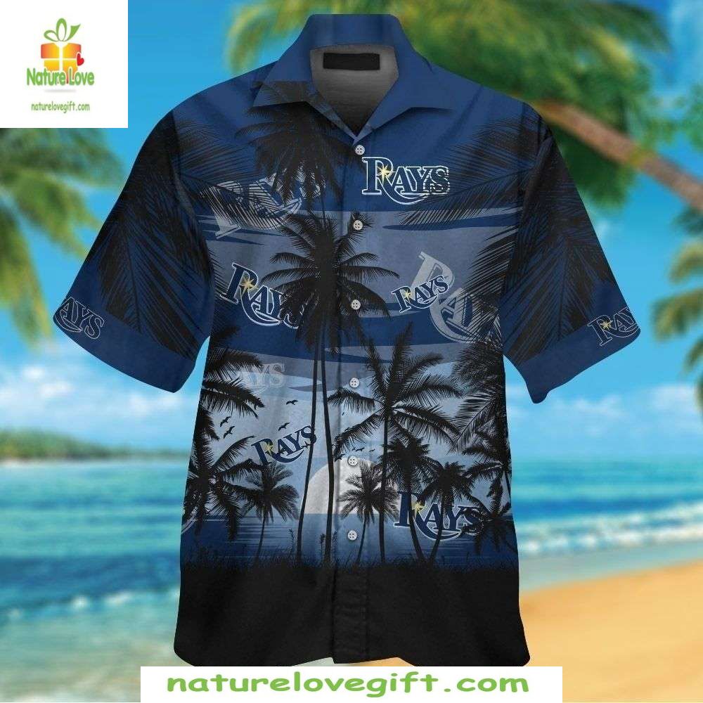 Tampa Bay Rays Hawaiian Tropical Night Aloha Baseball - Adult & Kids T-Shirts, Sweatshirts & Hoodies apparel design preview 1