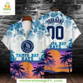 Tampa Bay Rays Hawaiian Personalized Sunset Palm - Adult & Kids T-Shirts, Sweatshirts & Hoodies apparel design preview 1