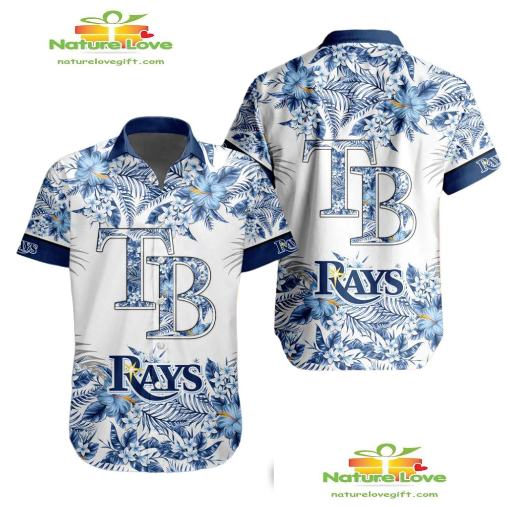 Tampa Bay Rays Hawaiian Tropical Aloha for Men Women - Adult & Kids T-Shirts, Sweatshirts & Hoodies apparel design preview 1