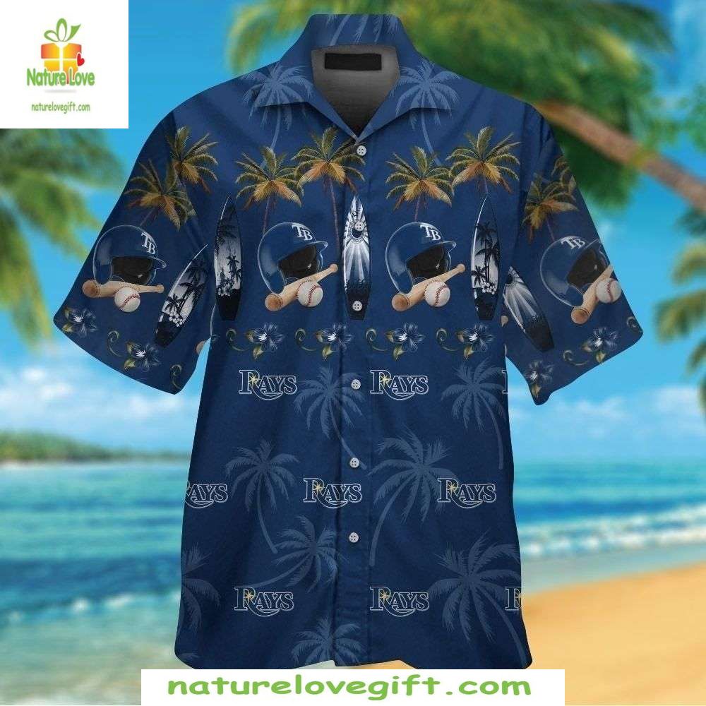 Tampa Bay Rays Hawaiian MLB Baseball Apparel Surf - Adult & Kids T-Shirts, Sweatshirts & Hoodies apparel design preview 1