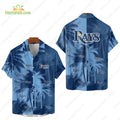 Tampa Bay Rays Tropical Palm Trees MLB Hawaiian - Adult & Kids T-Shirts, Sweatshirts & Hoodies apparel design preview 1