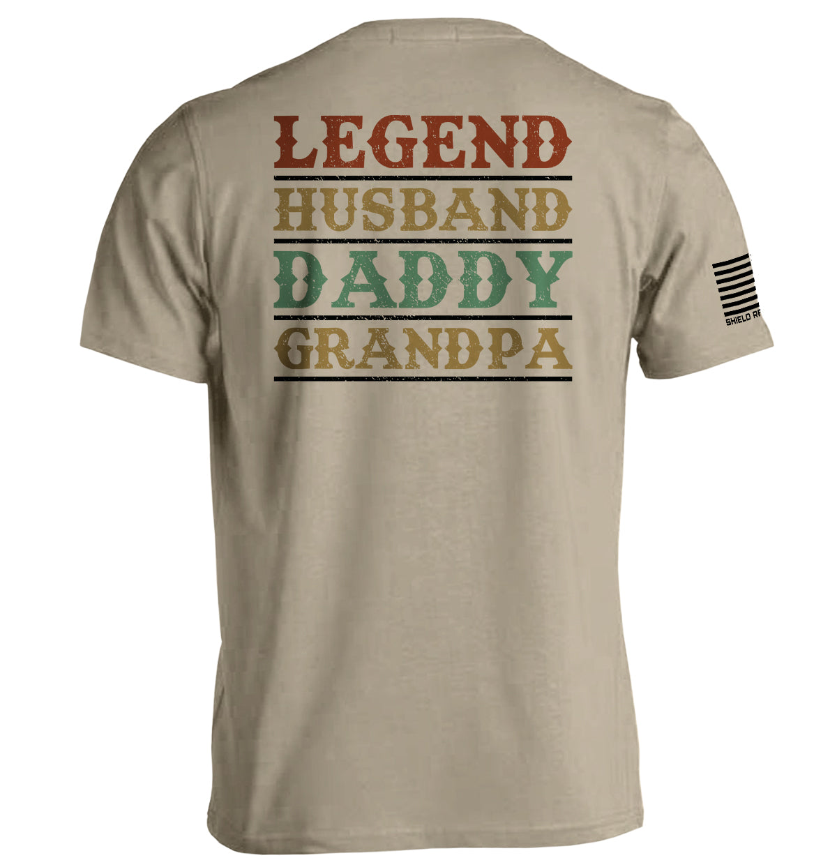 Legend Husband Daddy Grandpa - Adult & Kids T-Shirts, Sweatshirts & Hoodies apparel design preview 1