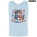 Tank Top American Meow Comfort Colors 'NLB' - Adult & Kids T-Shirts, Sweatshirts & Hoodies apparel design preview 1