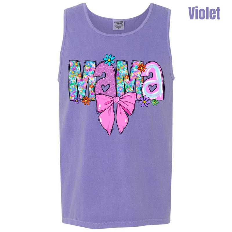 Tank Top Cutie Colors Mama Comfort 'NLB' - Adult & Kids T-Shirts, Sweatshirts & Hoodies apparel design preview 1