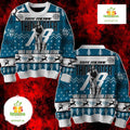 Tate McRae Think Later Holiday Outfit Ugly Christmas Sweater - Holiday Gift product image