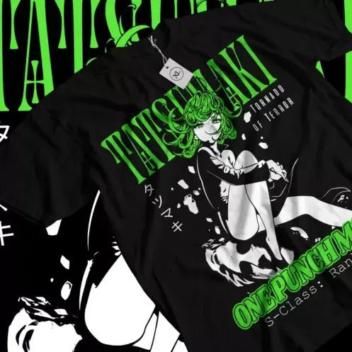 Tatsumaki One Punch Man Anime Manga Villain Kawaii - Adult & Kids T-Shirts, Sweatshirts & Hoodies apparel design preview 1
