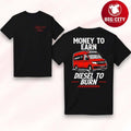 Tattooed Tech Money to Earn Two Sided - Adult & Kids T-Shirts, Sweatshirts & Hoodies apparel design preview 1