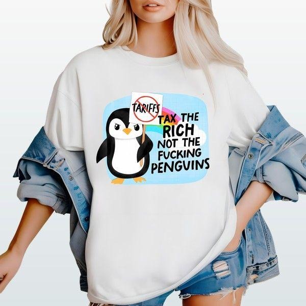 Tax Rich Not Penguins Hiphop Him - Adult & Kids T-Shirts, Sweatshirts & Hoodies apparel design preview 1