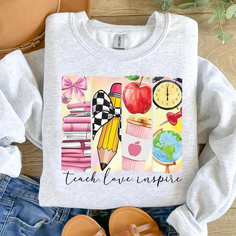 Teach Love Inspire DTF Transfers THIS IS NOT - Adult & Kids T-Shirts, Sweatshirts & Hoodies apparel design preview 1