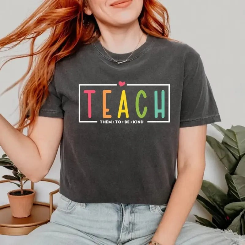 Teach Teacher First Day School Retro - Adult & Kids T-Shirts, Sweatshirts & Hoodies apparel design preview 1
