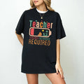 Teacher Summer Recharge Required Funny Vacation Break - Adult & Kids T-Shirts, Sweatshirts & Hoodies apparel design preview 1