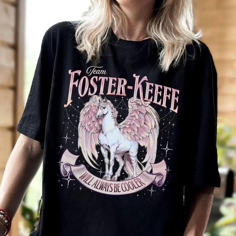 Team Foster Keefe Foxfire Academy Keeper Lost Cities - Adult & Kids T-Shirts, Sweatshirts & Hoodies apparel design preview 1