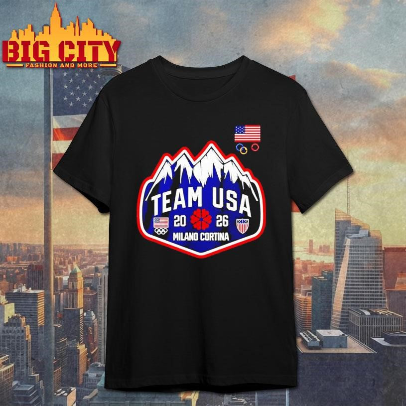 Team Usa Milano Cortina 2026 Logo - Adult & Kids T-Shirts, Sweatshirts & Hoodies apparel design preview 1