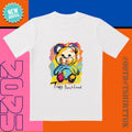 Teddy Bear Colorful Graffiti 'Be My Body Best Friend' - Adult & Kids T-Shirts, Sweatshirts & Hoodies apparel design preview 1