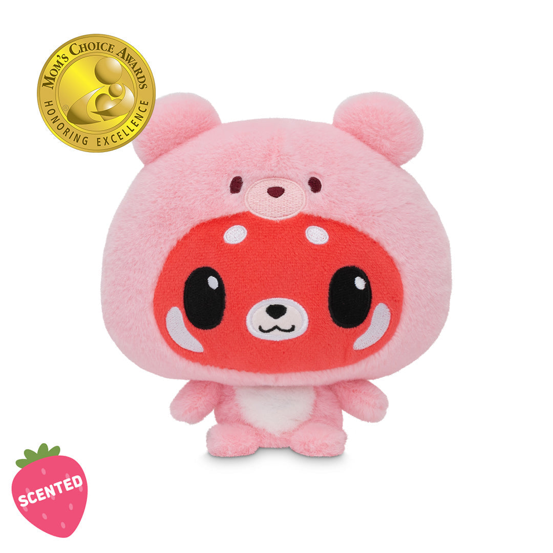 Cloudheads: 5" Strawberry Cake-Scented Red Panda - Adult & Kids T-Shirts, Sweatshirts & Hoodies apparel design preview 1