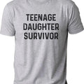 Teenage Daughter Survivor Dad Funny Husband 90s - Adult & Kids T-Shirts, Sweatshirts & Hoodies apparel design preview 1