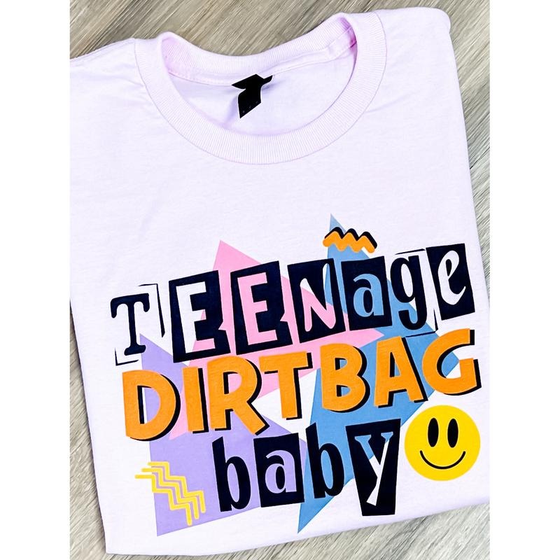 Teenage Dirtbag Top - Adult & Kids T-Shirts, Sweatshirts & Hoodies apparel design preview 1
