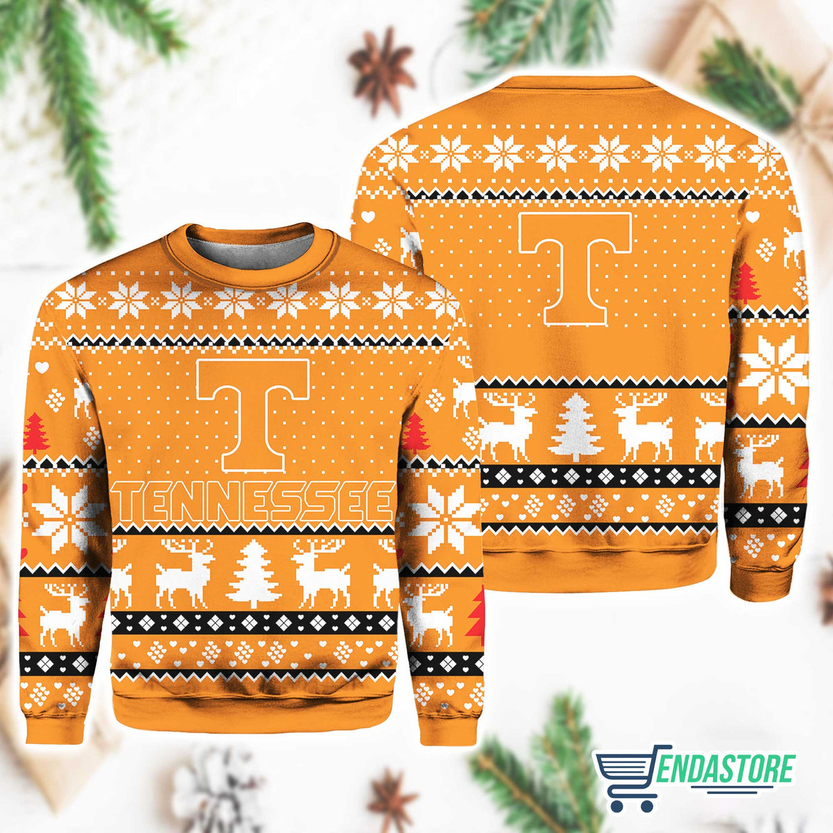 Tennessee Volunteers Christmas Personalized 3D Ugly Christmas Sweater - Holiday Gift product image