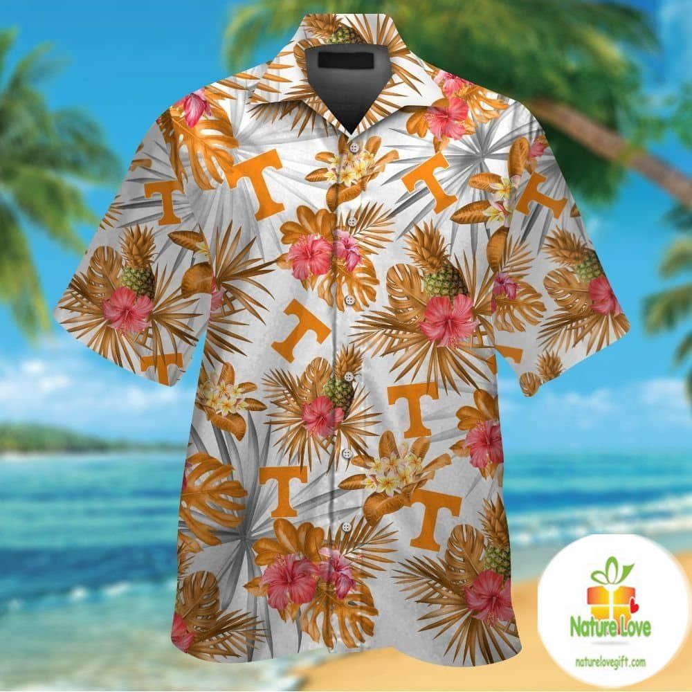 Tennessee Volunteers Hawaiian Short Sleeve Aloha - Adult & Kids T-Shirts, Sweatshirts & Hoodies apparel design preview 1