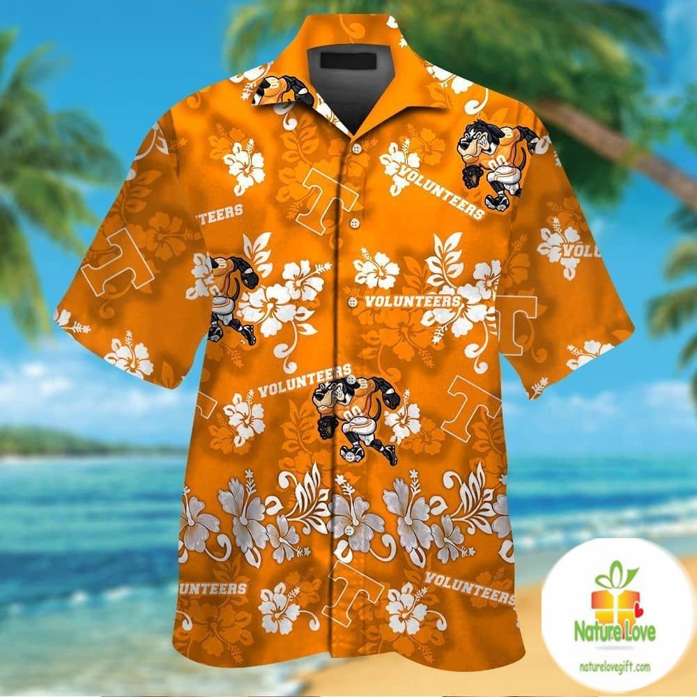 Tennessee Volunteers Hawaiian Short Sleeve Aloha - Adult & Kids T-Shirts, Sweatshirts & Hoodies apparel design preview 1