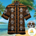 Tennessee Volunteers Hawaiian Skull Print Aloha - Adult & Kids T-Shirts, Sweatshirts & Hoodies apparel design preview 1