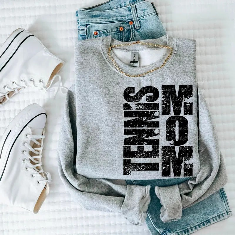 Tennis Mom DTF Transfers THIS IS NOT - Adult & Kids T-Shirts, Sweatshirts & Hoodies apparel design preview 1
