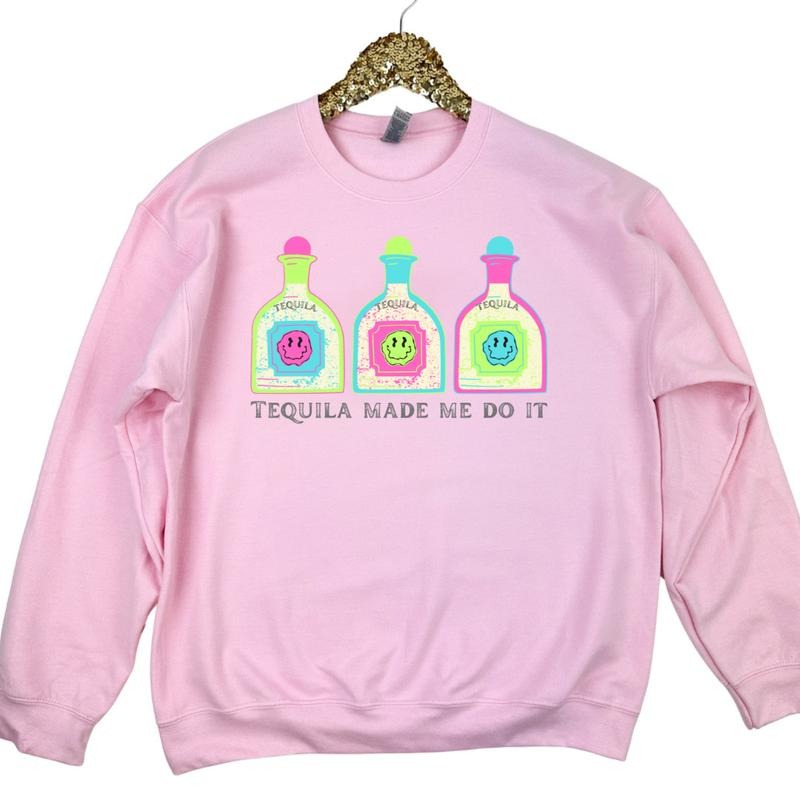 Tequila Made Me 'NLB' - Adult & Kids T-Shirts, Sweatshirts & Hoodies apparel design preview 1